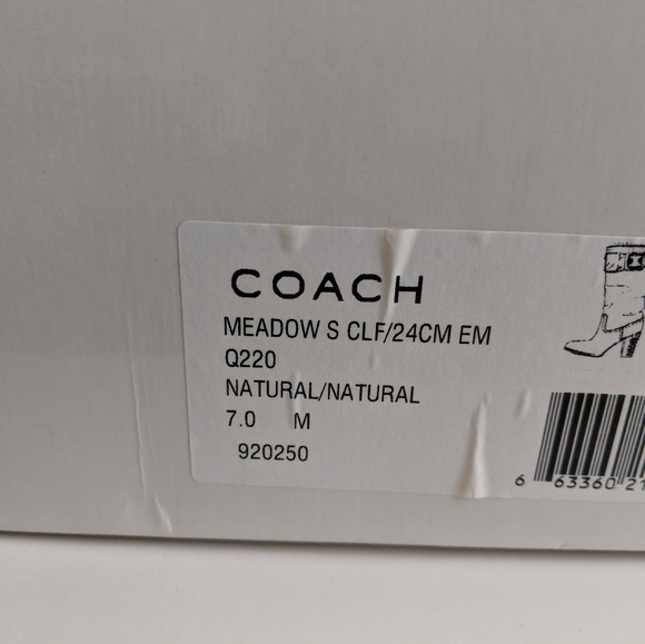 Coach meadow size 7 boots - Picture 5 of 5